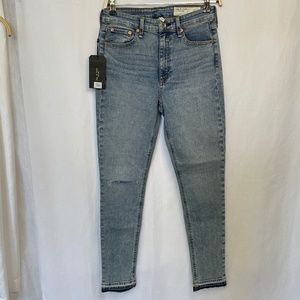 Rag & Bone “Nina” high rise skinny. Size 28